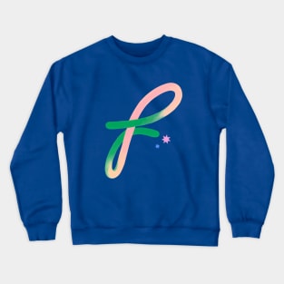 F (Letter Initials) Crewneck Sweatshirt